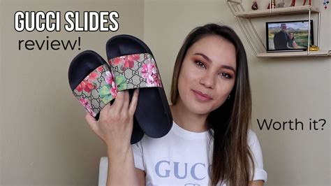 gucci bloom slides sizing review|size 14 gucci slides.